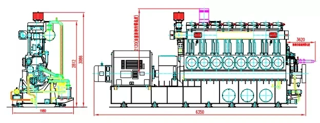 High Automatic Wastes Wood Chips /Rice Husk /Sawdust Biomass Gasification Gas Generator Power Plant