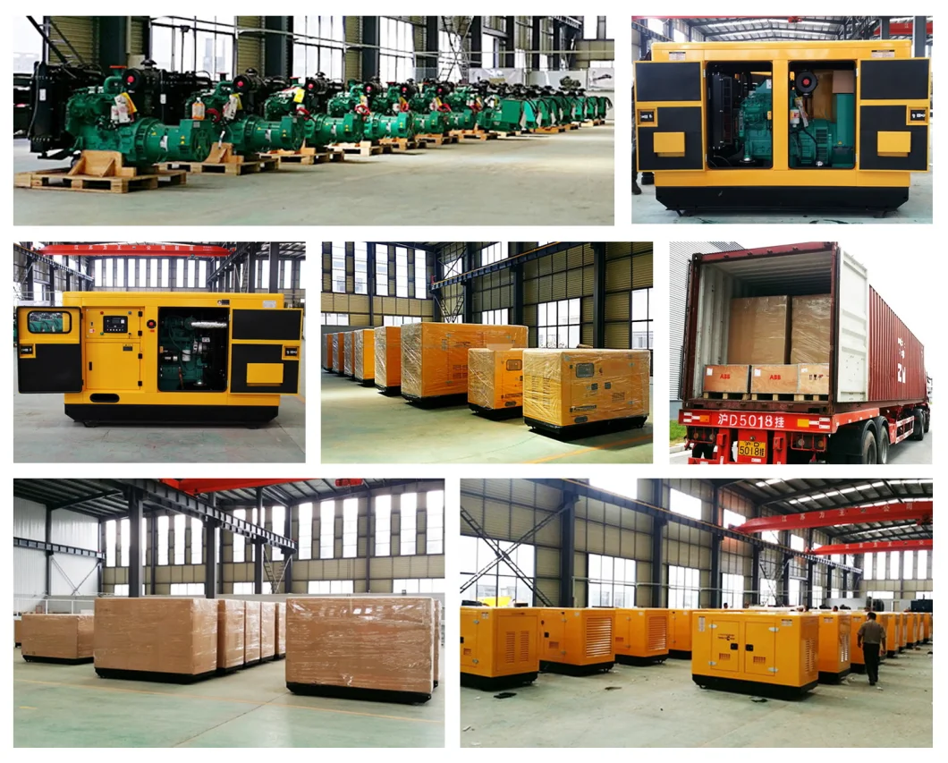 160kw/200kVA Soundproof Silent Generators Diesel Generator Set Powered by Cummins Engine