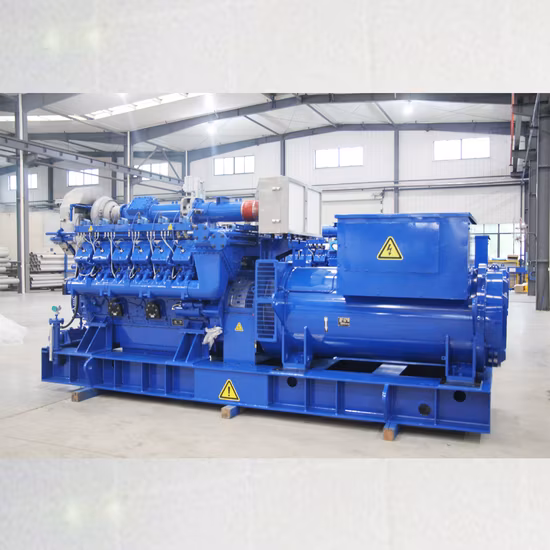 Liyu Gas Power 800 kW emissionsarmer HV 10,5 kV Biomasse-Gasmotor-Generator-Satz