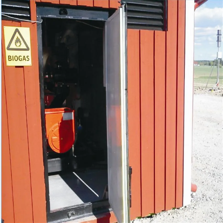 Biogasgenerator/Stromaggregat, Blockheizkraftwerk